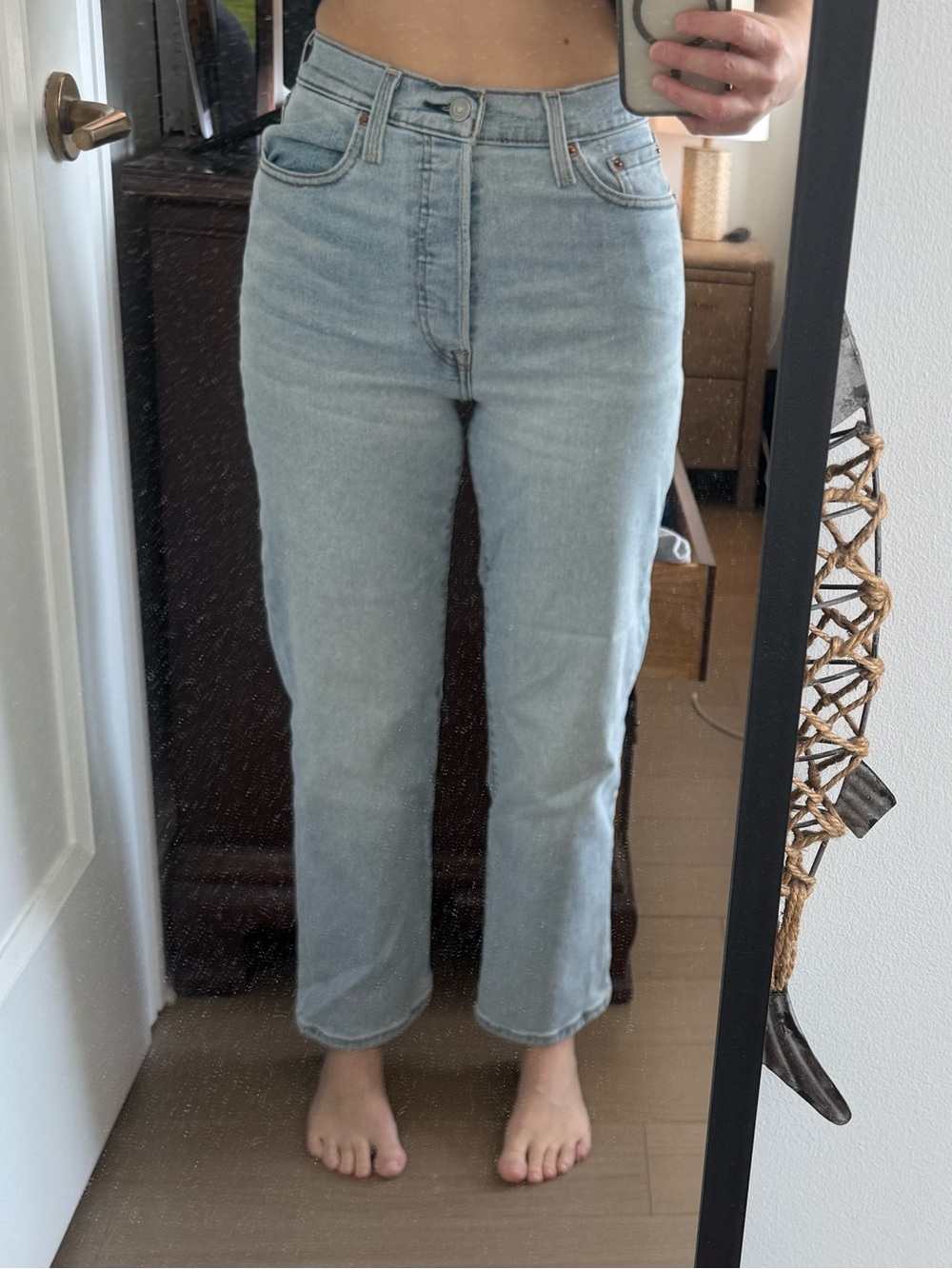 Levi's Light Blue Straight Leg Women's Jeans
